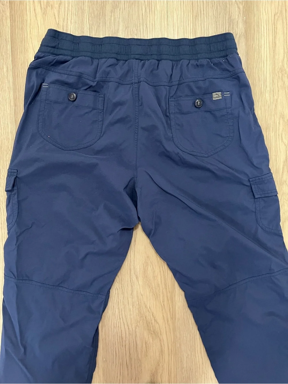 L.L. Bean Vista Camp Ripstop Navy Hiking Pants Size XL Style 292741